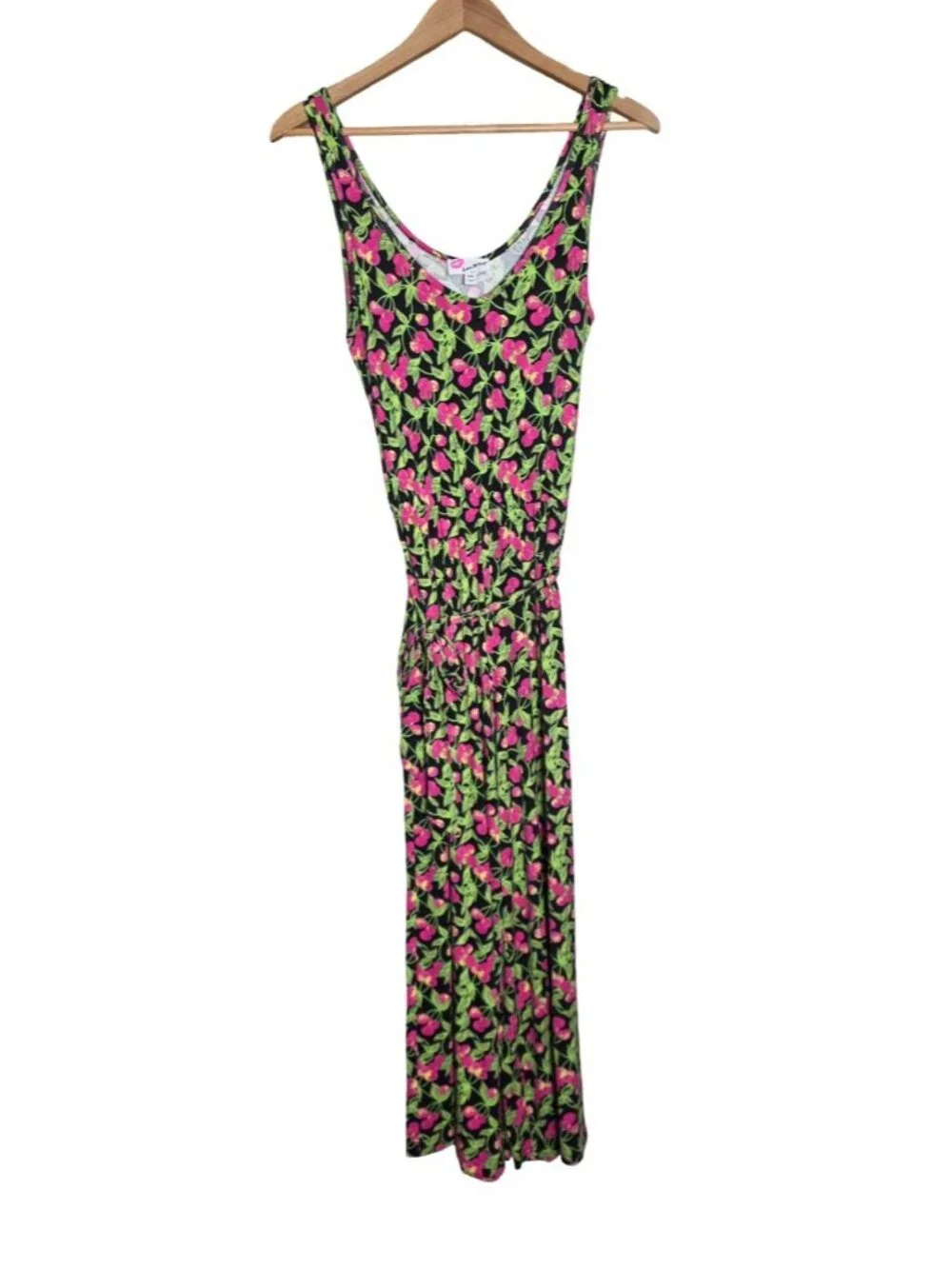 Women's - Luv Betsey Cherry Belted Jumpsuit, Size XS